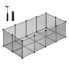 Parc enclos cage clôture avec plancher intérieur modulable en plastique pour co