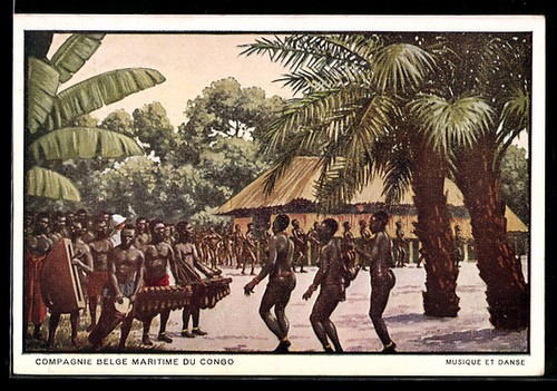 Cpa illustrateur congo - illustrateur,