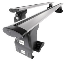 Barres de toit en aluminium pour VW Volkswagen Touran 5p (2003-2009) D argent