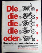 Honda, original advertising 1981 models: MB 80, MT 80, PX 50 E, Camino, CY 50