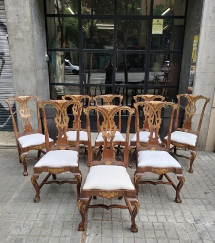 Huit chaises style - chaises,