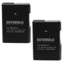 2 Batteries pour Nikon Coolpix