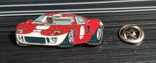 Ford Pin GT 40 Le Mans Gulf Rouge-Blanc - Dimensions 41x17mm