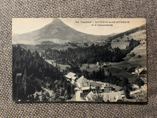 Old postcard Saint Pierre de Chartreuse et Le Chamechaude
