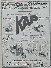 ADVERTISEMENT KAP WINDBREAKER BUMPER TRAILER NEXT WINDSHIELD 1926 AD