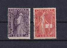 [AM1199] Belgium N°263/264 Orval USED COB € 59,50 2ND