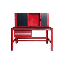 Établi d'atelier avec armoire