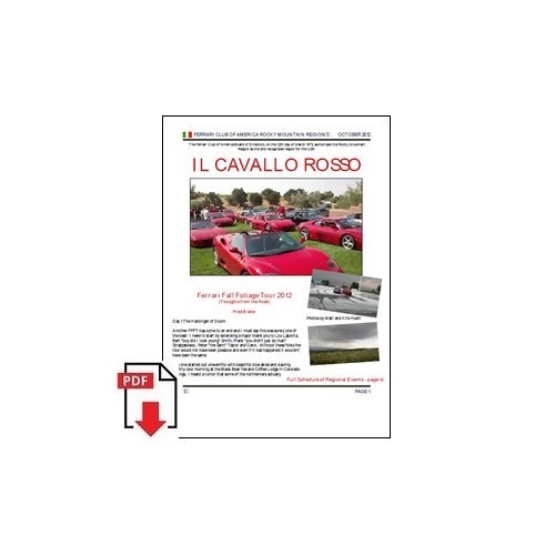 Cavallo rosso ferrari club - rosso,