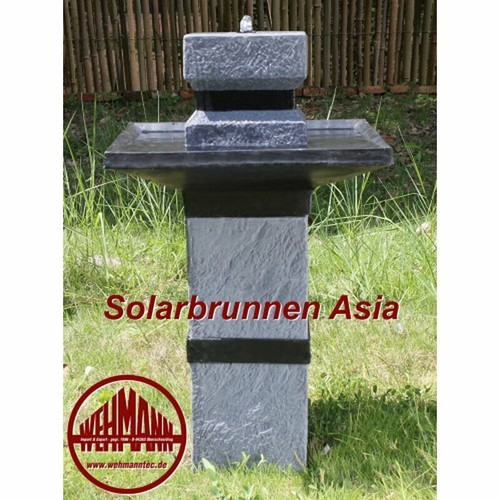 Fontaine solaire asie kaskade - fontaine,