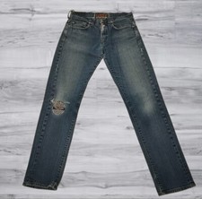 MILLÉSIME RARE Levi's 511 32" Maigre Bleu Jean Homme Taille 30