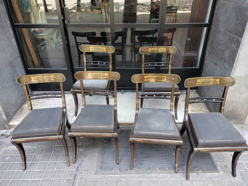 Six chaises style - chaises, de