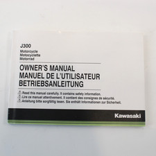 Genuine 2016 KAWASAKI J300 GB FR DE Owners Manual 999760051