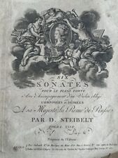 Partition Ancienne XVIlle