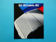 Brochure / Catalogue / Brochure - BMW M3 / M3 Convertible E30 and M5 E34 - 1/1990