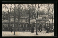 Old postcard Vincennes, les Bois, le Chalet du Lac 