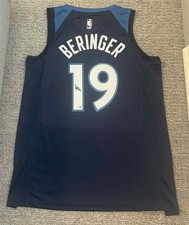 Joan Beringer Autographed Minnesota Timberwolves signed Jersey Beckett BAS COA