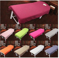 drap plat table de massage pliante trou tête esthéticienne soins esthétiques