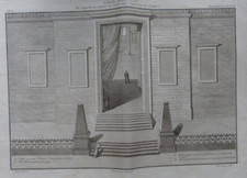 BIBLE - PORTE ORIENTALE PAR MARTIN GRAVURE ANCIENNE