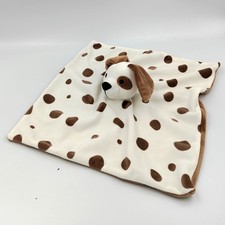 Doudou plat chien blanc marron pois IKEA - 35069