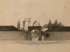 Très Beau Dessin XIXe 1830