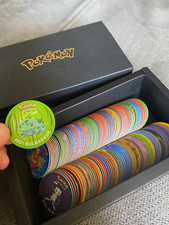 160 Tazos Pokemon Set, 1.st Generation Set.