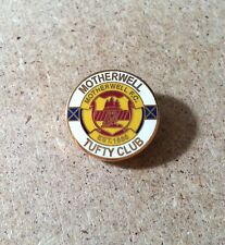 MOTHERWELL RARE TUFTY CLUB ENAMEL FOOTBALL SUPPORTERS BADGE