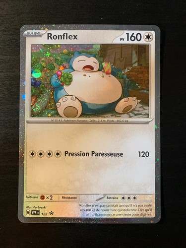 Carte pokémon holo - holo, ronflex