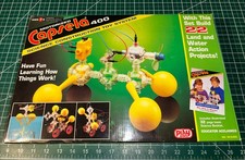 Vintage Capsela 400 Construct 22 Motorized Land & Water Toys STEM Incomplete