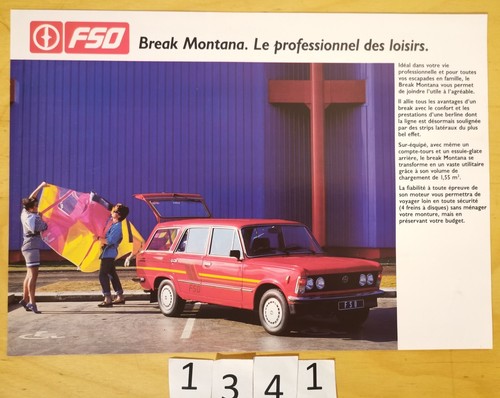 Fso polski fiat break montana - fso,