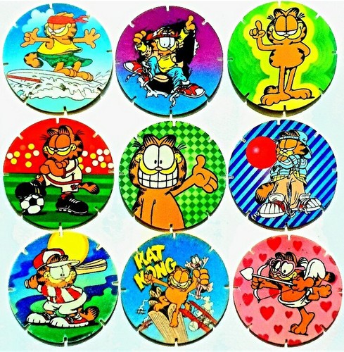 Garfield hanna barbera tazos - barbera,
