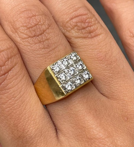 Bague chevalière jaune - chevalière, or