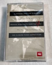 Rare Sealed Cassette Tape Van Cliburn Piano Competition Foundation Private Class