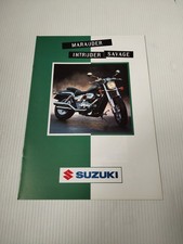 Suzuki Marauder Intruder Savage de 1997 Prospectus Catalogue Brochure Moto