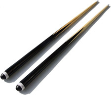 36" Hardwood Billiard/Pool House Cue Stick - Set of 2, Shorty Cues