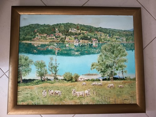 Huile sur toile - ,