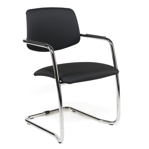 Fauteuil visiteur tapissé