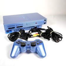 Console Sony Playstation 2 PS2 SCPH-39000 Aqua Blue Jap Japan