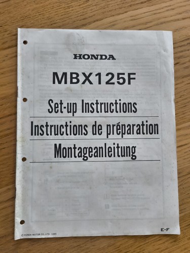 Honda mbx 125 1984 1985 - honda,