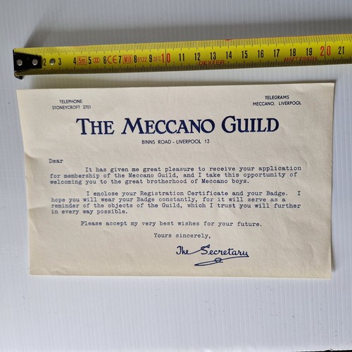 Meccano document ancien the - ,