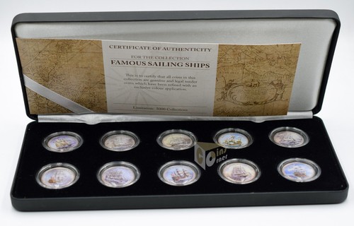 Lot pièces colorées x - de, 10
