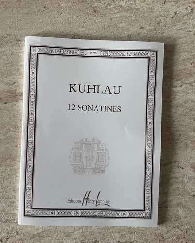 Partition piano kuhlau 12 - piano,