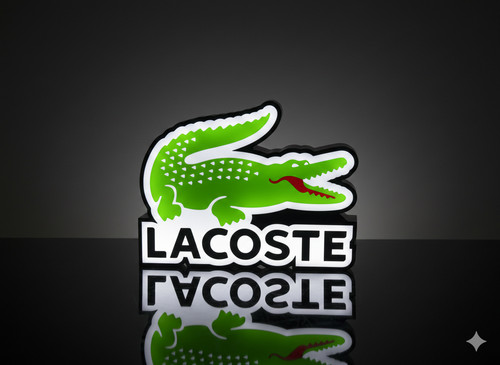 Logo lumineux lacoste - logo,