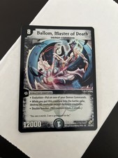 Duel masters Ballom, Master of Death S3/S5 Holo Foil Dm-04 Near Mint Condition