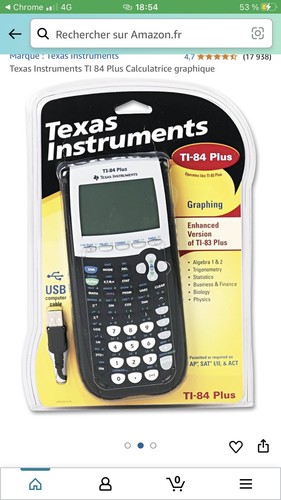 Calculatrice texas instruments - texas,