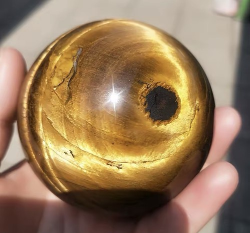 Boule cristal oeil tigre - boule, de