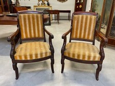 Paire de fauteuils époque Restauration