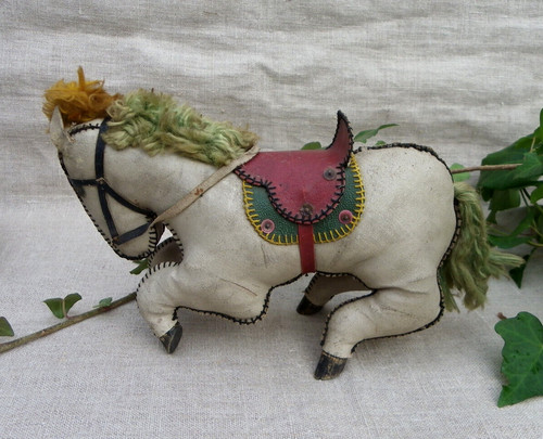 Cheval vintage simili - en,