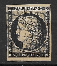 France Oblitérée  Yv # 3