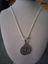 cadena y calendario maya plata 925 plata real