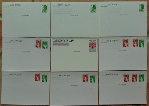 France lot 27 entiers - france,,